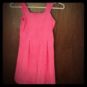 A pink summer dress